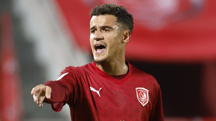 Coutinho estava jogando no Al-Duhail, do Catar Coutinho estava jogando no Al-Duhail, do Catar