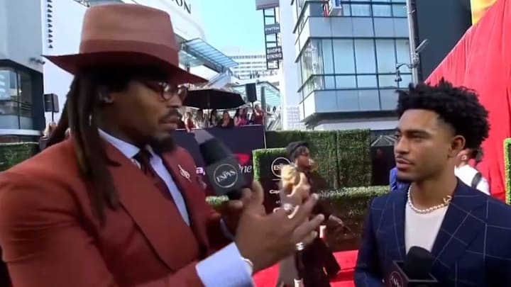 Cam Newton and Bryce Young before the Draft Cam Newton and Bryce Young before the Draft