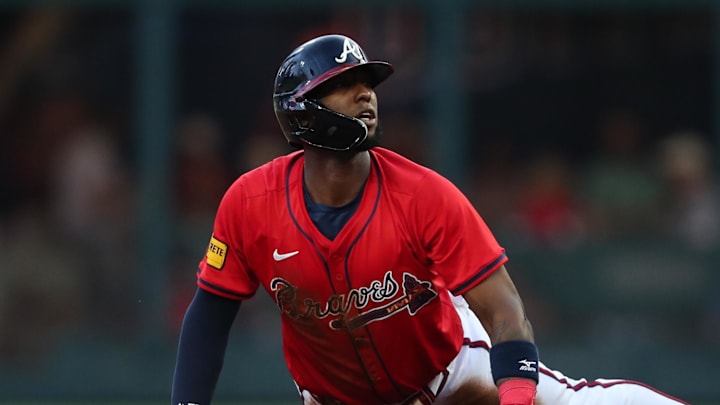 Atlanta Braves left fielder Jurickson Profar made a highlight reel catch in Saturday's doubleheader. Atlanta Braves left fielder Jurickson Profar made a highlight reel catch in Saturday's doubleheader.