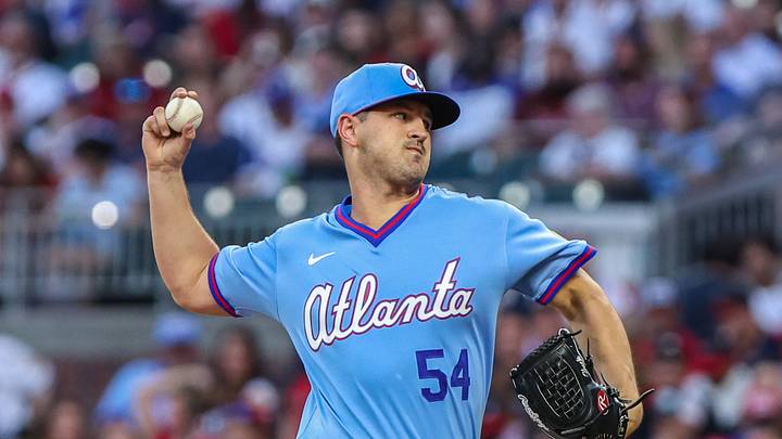 Sep 12, 2026; Cumberland, Georgia, USA; Atlanta Braves pitcher Tyler Mahle (54) pitches the ball against the Philadelphia Phillies during the second inning at Truist Park. Mandatory Credit: Jordan Godfree-Imagn Images Sep 12, 2026; Cumberland, Georgia, USA; Atlanta Braves pitcher Tyler Mahle (54) pitches the ball against the Philadelphia Phillies during the second inning at Truist Park. Mandatory Credit: Jordan Godfree-Imagn Images