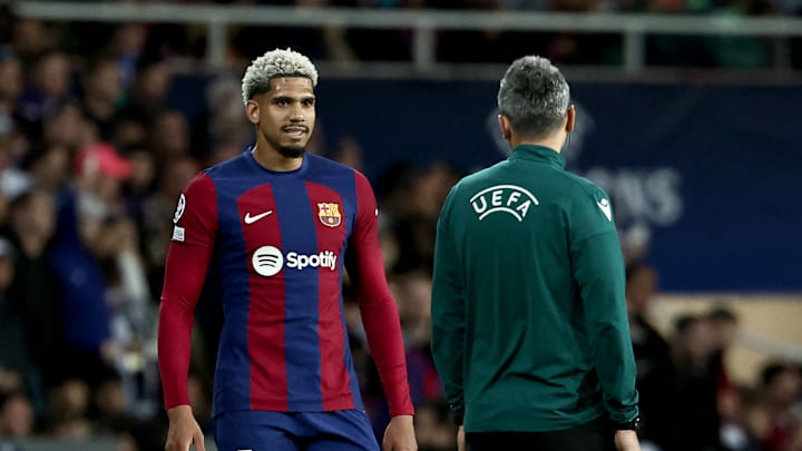 Ronald Araujo a été exclu dans ce match.