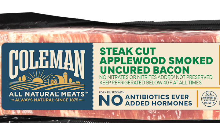 Coleman Steak Cut Applewood Smoked Uncured Bacon