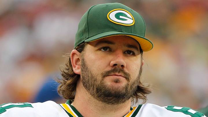 Green Bay Packers long snapper Brett Goode in 2014 against the Tampa Bay Buccaneers; Kim Klement-USA TODAY Sports