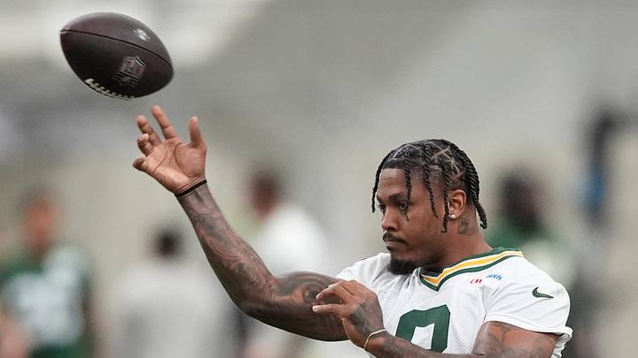 Green Bay Packers Josh Jacobs (8) participates in mandatory minicamp Thursday, June 11, 2026, at the Don Hutson Center in Green Bay, Wisconsin.
Dan Powers/USA TODAY NETWORK-Wisconsin Green Bay Packers Josh Jacobs (8) participates in mandatory minicamp Thursday, June 11, 2026, at the Don Hutson Center in Green Bay, Wisconsin.
Dan Powers/USA TODAY NETWORK-Wisconsin