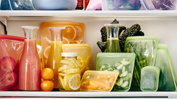Stasher reusable bags and kitchen organization ideas 