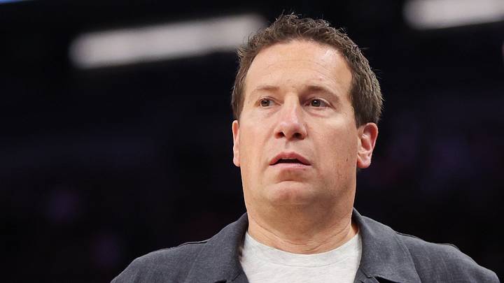 Feb 27, 2025; Phoenix, Arizona, USA; Phoenix Suns owner Mat Ishbia watches a game against the New Orleans Pelicans in the second quarter at Footprint Center. Mandatory Credit: Brett Davis-Imagn Images