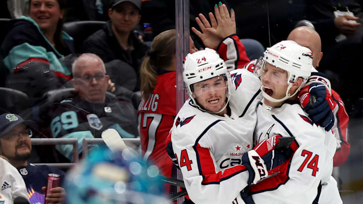 Connor McMichael, John Carlson, Washington Capitals 