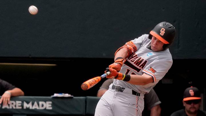Oklahoma State batter Colin Brueggemann.