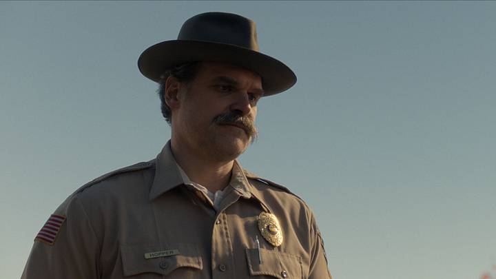 STRANGER THINGS: SEASON 5. David Harbour as Jim Hopper in Stranger Things: Season 5