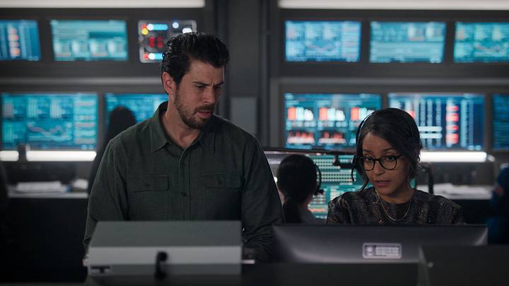 Toby Kebbell and Coral Peña in "For All Mankind," now streaming on Apple TV.
