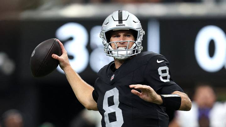 Las Vegas Raiders quarterback Kirk Cousins 