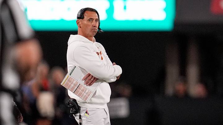 Texas Longhorns head coach Steve Sarkisian. Mandatory Credit: Dale Zanine-Imagn Images Texas Longhorns head coach Steve Sarkisian. Mandatory Credit: Dale Zanine-Imagn Images