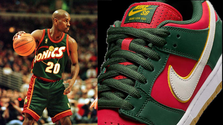 The Seattle SuperSonics inspired a new colorway of the Nike Dunk Low.