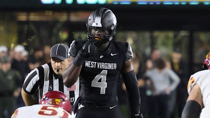 West Virginia University linebacker Trey Lathan West Virginia University linebacker Trey Lathan