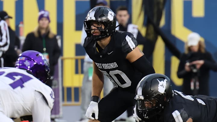 West Virginia University linebacker Chase Wilson
