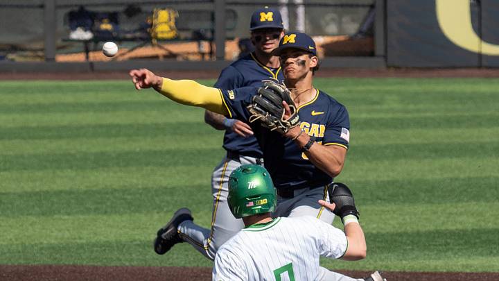 Mitch Voit, shown here during his Michigan days, has been one of the Mets' hottest prospects. Mitch Voit, shown here during his Michigan days, has been one of the Mets' hottest prospects.