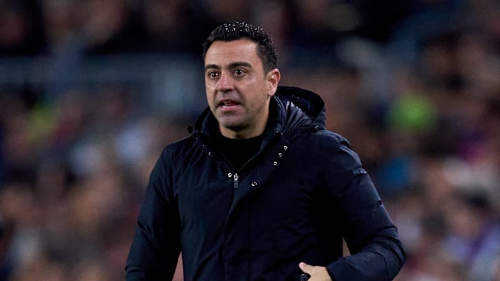 Xavi Hernandez con el FC Barceclona