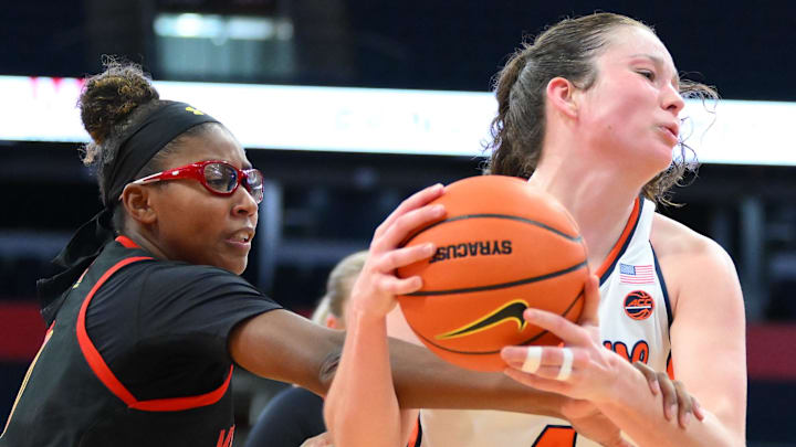 Syracuse women's basketball head coach Felisha Legette-Jack says of her program, "toughness is gonna be our name."
