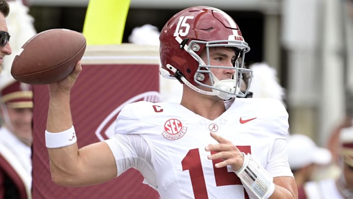 Alabama Crimson Tide quarterback Ty Simpson failed to deliver a Week 1 win against Florida State.