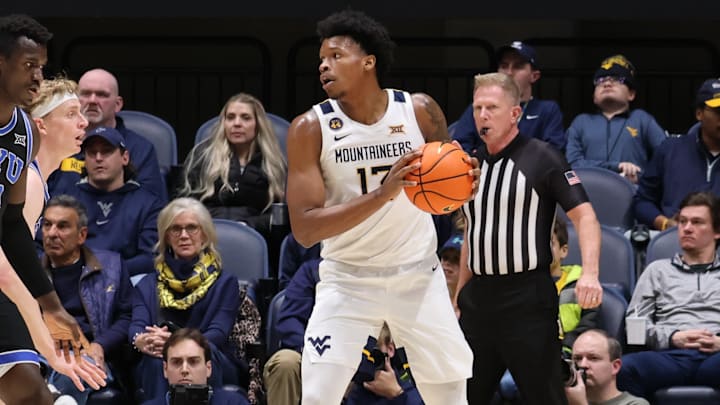 West Virginia University forward Amani Hansberry