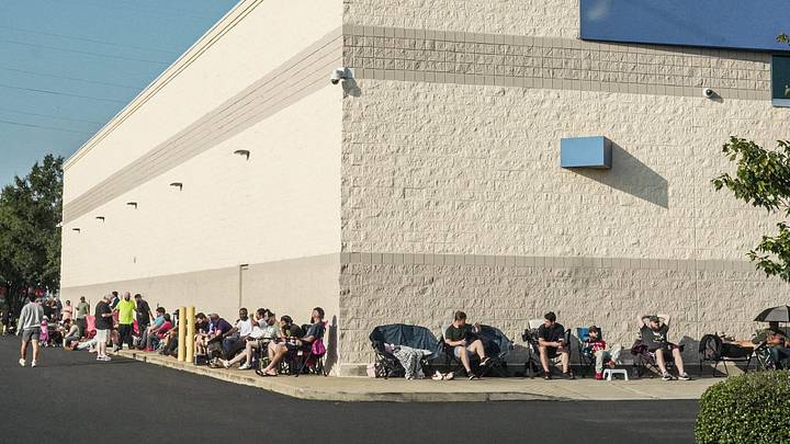 People wait in line during the 30th anniversary of Pokémon special release set at Best Buy in Anderson, S.C. Wednesday, September 16, 2026. People wait in line during the 30th anniversary of Pokémon special release set at Best Buy in Anderson, S.C. Wednesday, September 16, 2026.