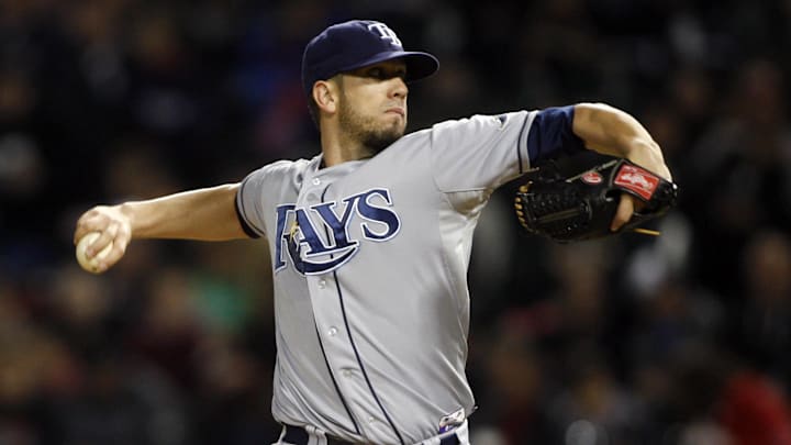 Pitcher James Shields is Tampa Bay's all-time leader in strikeouts with 1,250. He pitched for the Rays from 2006 to 2012.