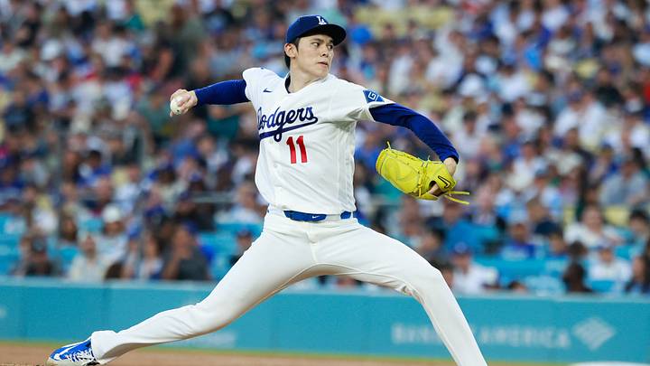 The Los Angeles Dodgers and pitcher Rōki Sasaki are favored on Friday night. The Los Angeles Dodgers and pitcher Rōki Sasaki are favored on Friday night.