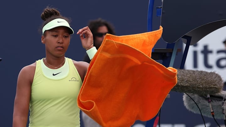 Naomi Osaka lost a three-set match to Jasmine Paolini in the Miami Open.