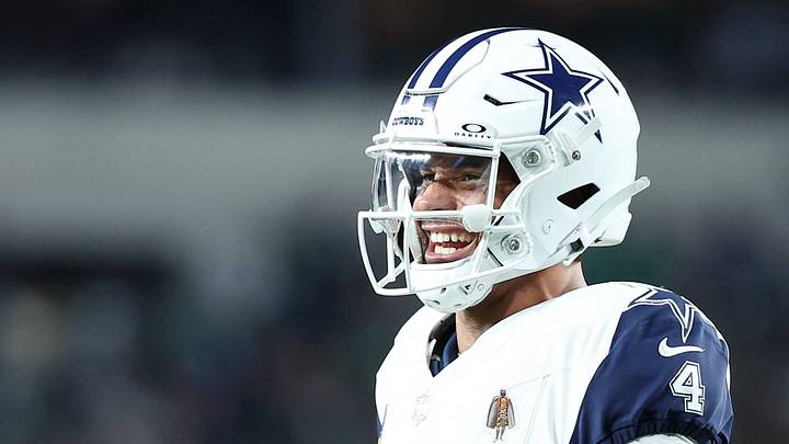 Oct 26, 2026; Philadelphia, Pennsylvania, USA; Dallas Cowboys quarterback Dak Prescott (4) celebrates a touchdown during the first quarter against the Philadelphia Eagles at Lincoln Financial Field. Mandatory Credit: Bill Streicher-Imagn Images Oct 26, 2026; Philadelphia, Pennsylvania, USA; Dallas Cowboys quarterback Dak Prescott (4) celebrates a touchdown during the first quarter against the Philadelphia Eagles at Lincoln Financial Field. Mandatory Credit: Bill Streicher-Imagn Images