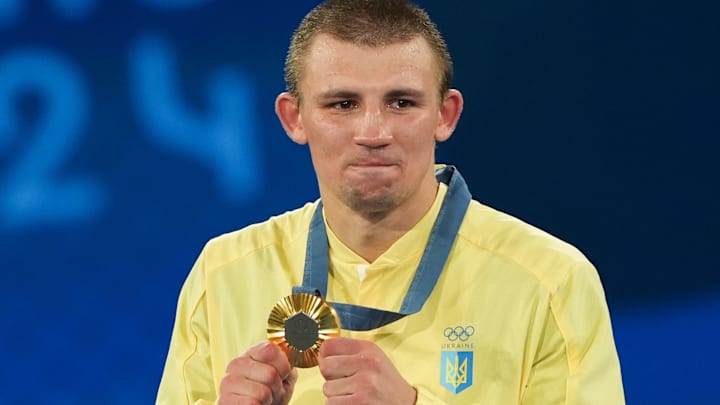  2024 Olympic gold medalist Oleksandr Khyzhniak 