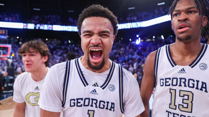 Georgia Tech Yellow Jackets guard Kyle Sturdivant (1)