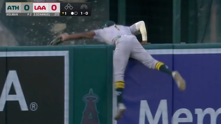 Denzel Clarke made another spectacular catch.