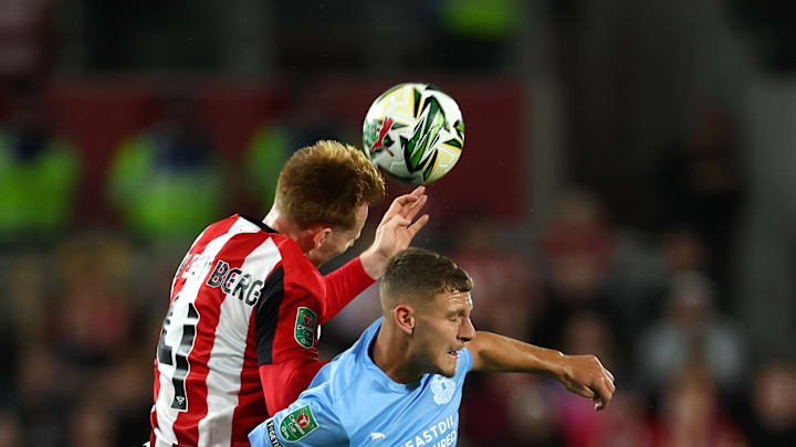 Jamie Donley in Carabao Cup action against Brentford