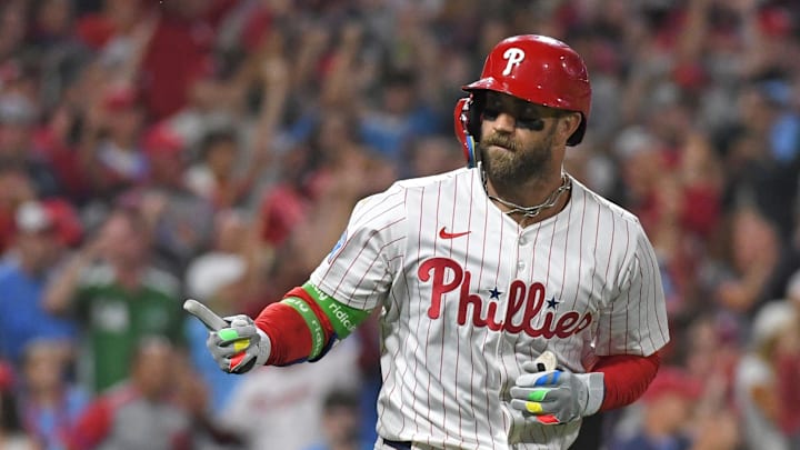 Philadelphia Phillies first base Bryce Harper is a great prop target on Aug. 24. Philadelphia Phillies first base Bryce Harper is a great prop target on Aug. 24.
