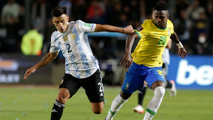Vinicius Jr. fue uno de los más destacados de Brasil en el compromiso