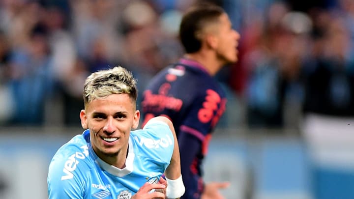 Biel tirou o zero do placar na Arena do Grêmio