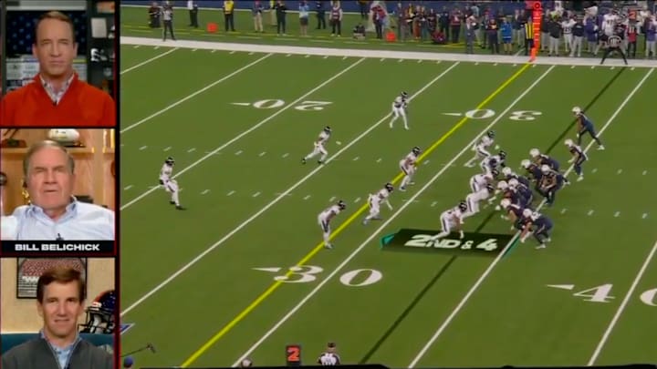 Peyton, Eli and Bill Belichick on the Week 12 ManningCast.