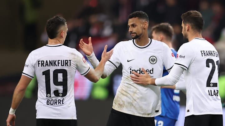 Rafael Borré (links) will die Eintracht verlassen Rafael Borré (links) will die Eintracht verlassen