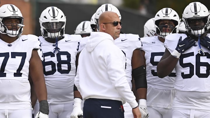 Penn State Nittany Lions head coach James Franklin