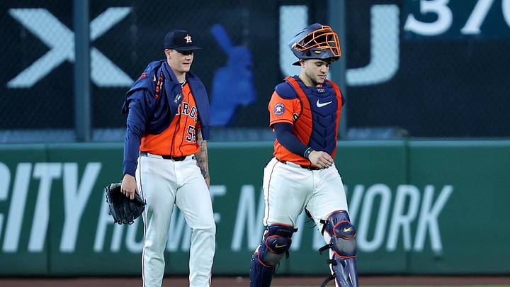 Houston Astros catcher Yainer Diaz (21).  Mandatory Credit: Erik Williams-Imagn Images