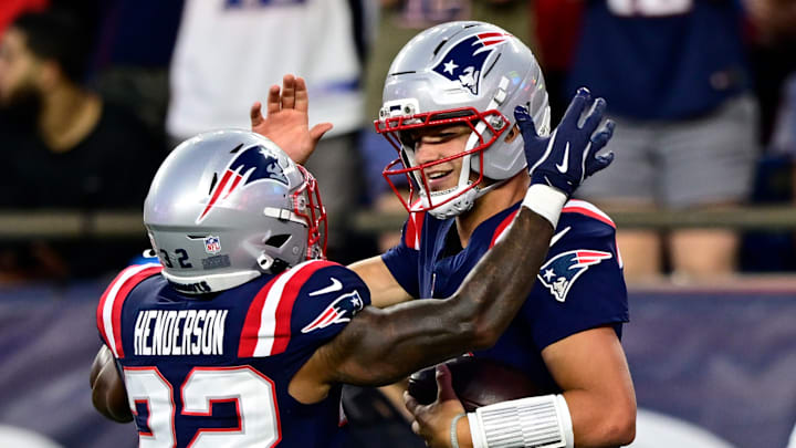 Washington Commanders v New England Patriots - NFL Preseason 2025 - TreVeyon Henderson