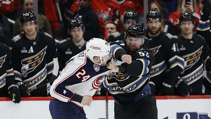 Dylan McIlrath, Washington Capitals Mandatory Credit: Geoff Burke-Imagn Images