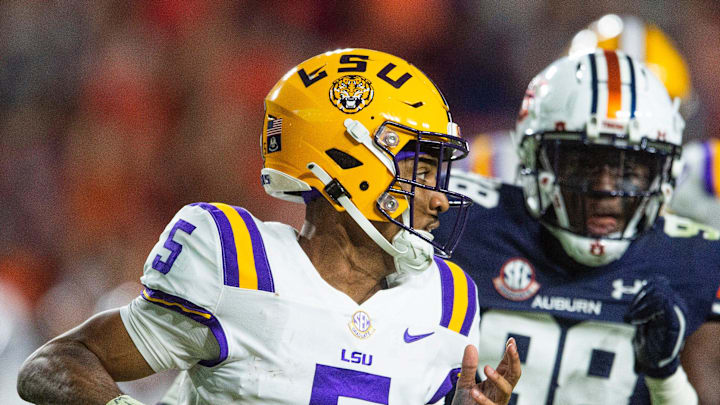 Jayden Daniels and his LSU Tigers thumped the Auburn Tigers 48-18 in 2023, the last time the two met. Jayden Daniels and his LSU Tigers thumped the Auburn Tigers 48-18 in 2023, the last time the two met.