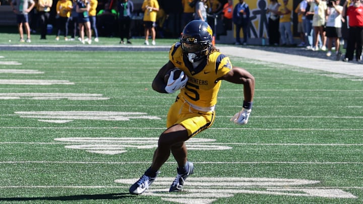 West Virginia University receiver Jaden Bray