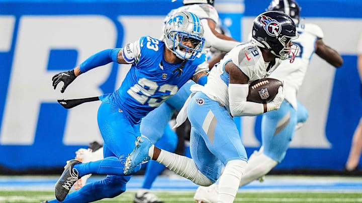 Detroit Lions cornerback Carlton Davis III (23).