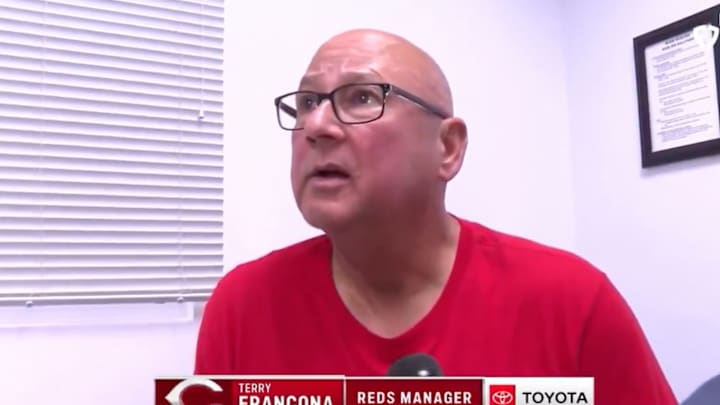 Terry Francona reacts to a fact about exit velocity.