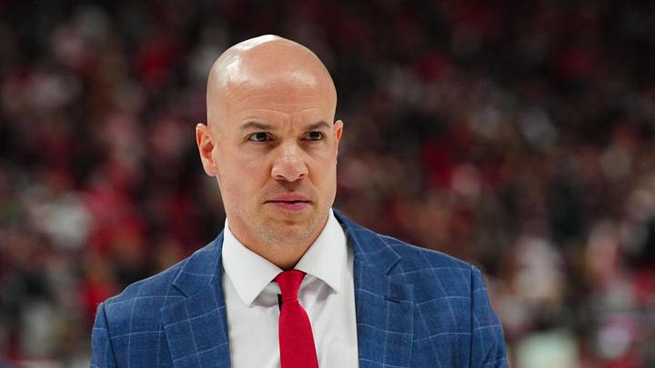 May 10, 2025; Raleigh, North Carolina, USA; Washington Capitals head coach Spencer Carbery walks off the ice after their loss to the Carolina Hurricanes in game three of the second round of the 2025 Stanley Cup Playoffs at Lenovo Center. Mandatory Credit: James Guillory-Imagn Images May 10, 2025; Raleigh, North Carolina, USA; Washington Capitals head coach Spencer Carbery walks off the ice after their loss to the Carolina Hurricanes in game three of the second round of the 2025 Stanley Cup Playoffs at Lenovo Center. Mandatory Credit: James Guillory-Imagn Images