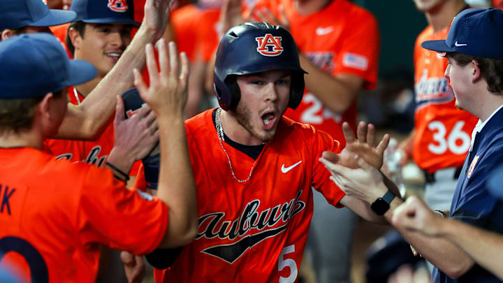 Bristol Carter finished 6-for-11 with a .643 on-base percentage as the Auburn Tigers swept the Amegy Bank College Baseball Series. 