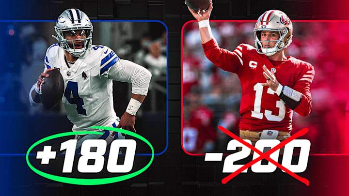 The Cowboys are set as underdogs to the 49ers on Sunday Night Football.