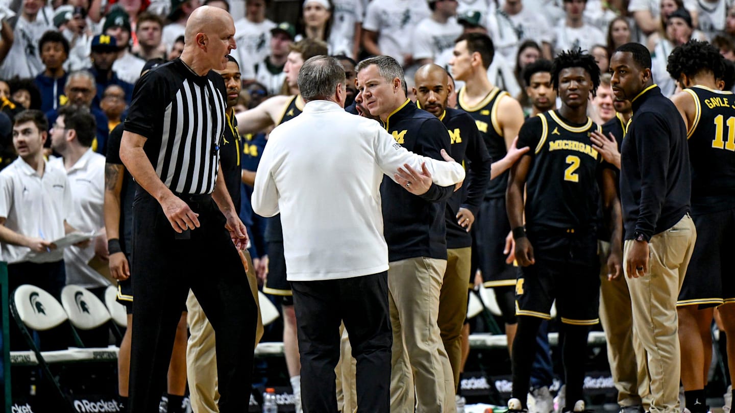 Michigan's Dusty May Had Snarky Take on Heated Midcourt Incident With  Michigan State